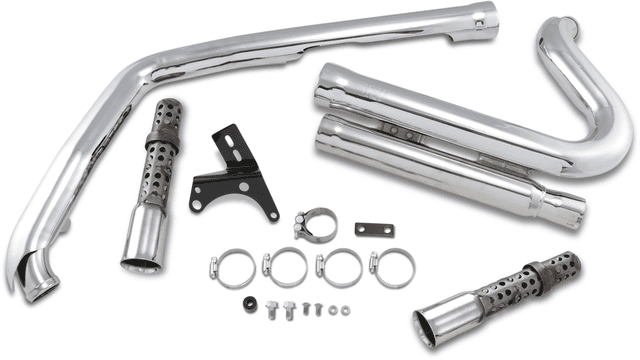 COBRA 1800-2097 909 Exhaust - Chrome - '06-'11 Dyna — image 2 of 2