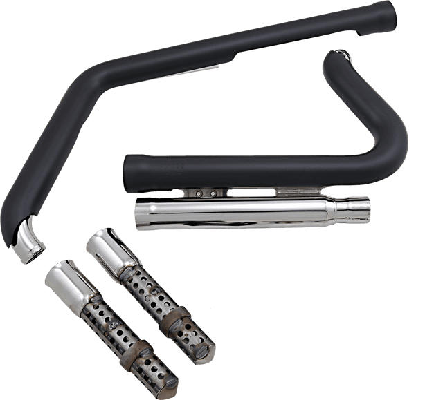 COBRA 1800-2102 909 Exhaust - Black - '12-'17 Softail — image 1 of 2