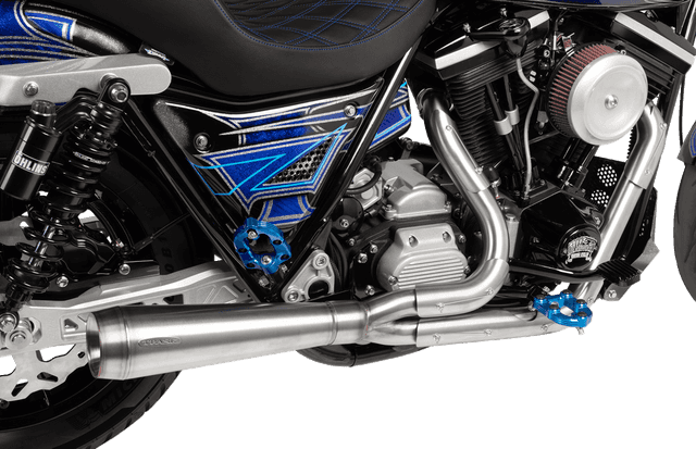 TRASK 1800-2210 Assault 2:1 Exhaust - Full Stainless - '84-'00 FXR — image 2 of 4