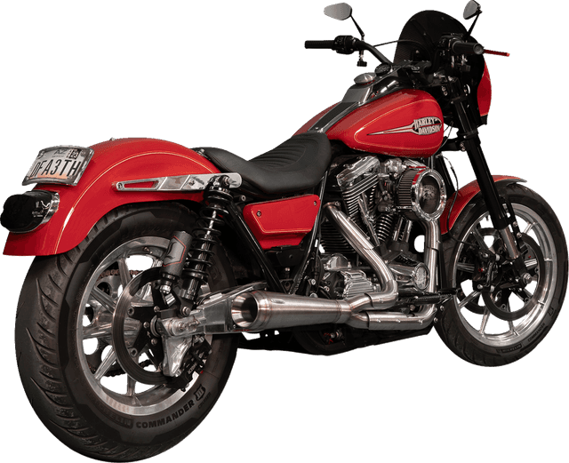 TRASK 1800-2210 Assault 2:1 Exhaust - Full Stainless - '84-'00 FXR — image 1 of 4