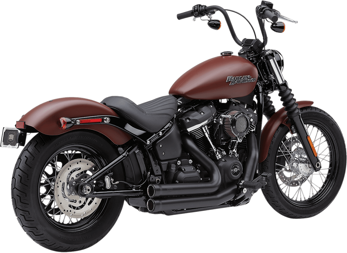 COBRA 1800-2253 909 Exhaust - Black - '18-'20 Softail