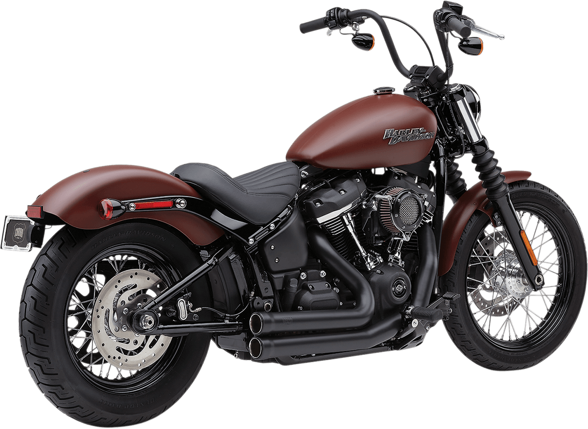 COBRA 1800-2253 909 Exhaust - Black - '18-'20 Softail