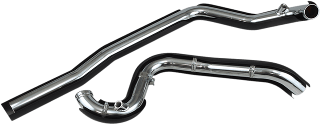 COBRA 1800-2268 True Dual Headpipes - Black - '07-'08 FL — image 1 of 3
