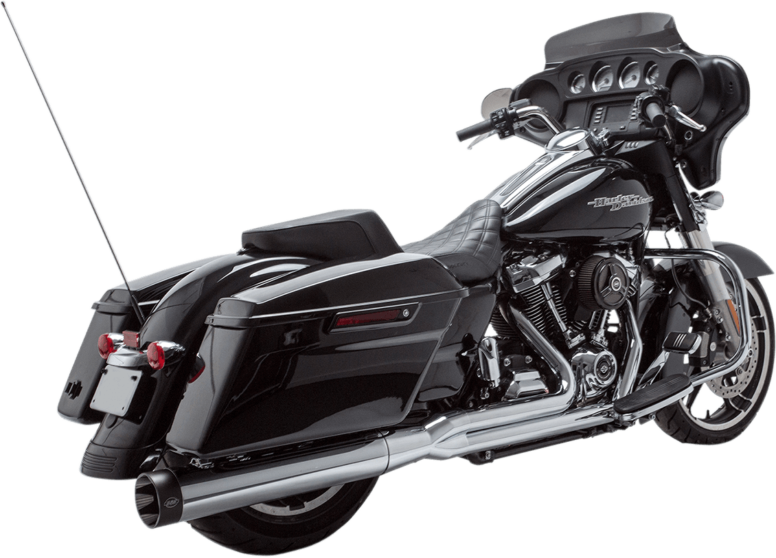 S&S CYCLE 1800-2270 2-into-1 Sidewinder® Exhaust System - FL M8 - Chrome