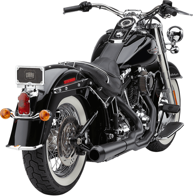COBRA 1800-2285 El Diablo Exhaust - Black - '12-'17 Softail — image 5 of 5
