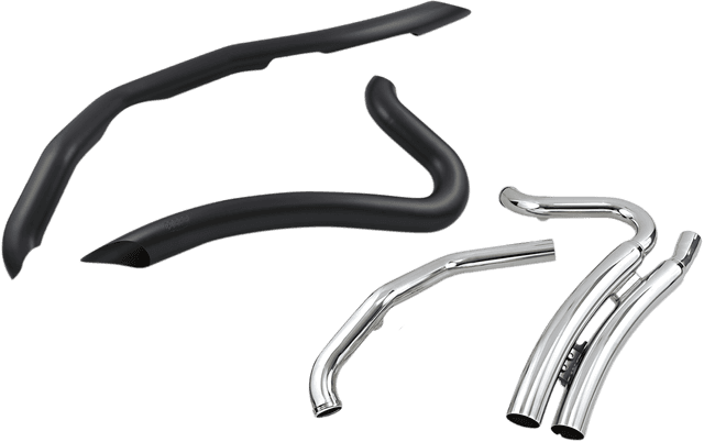 COBRA 1800-2318 Speedster Swept Short Exhaust - Black — image 2 of 3