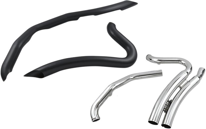 COBRA 1800-2318 Speedster Swept Short Exhaust - Black — image 2 of 3