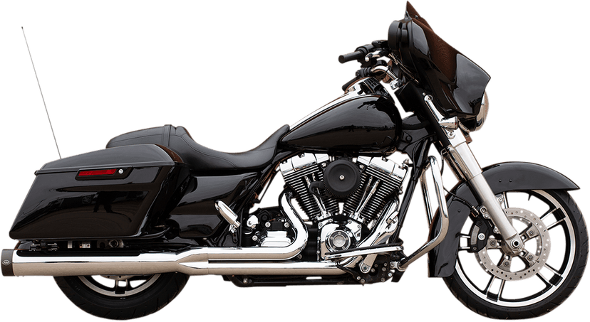 S&S CYCLE 1800-2389 2-into-1 Sidewinder® Exhaust System - '95-'16 FL - Chrome — image 1 of 3
