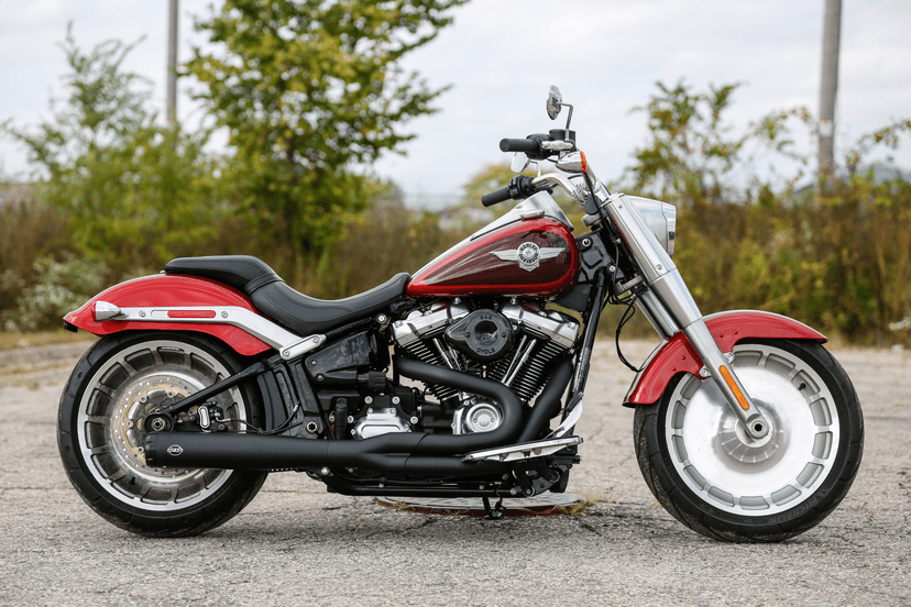 S&S CYCLE 1800-2467 2:1 Exhaust for M8 Softail - Black — image 3 of 3