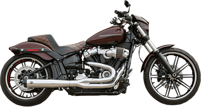 S&S CYCLE 1800-2486 2:1 50 State Exhaust for M8 Softail - Chrome — image 1 of 5