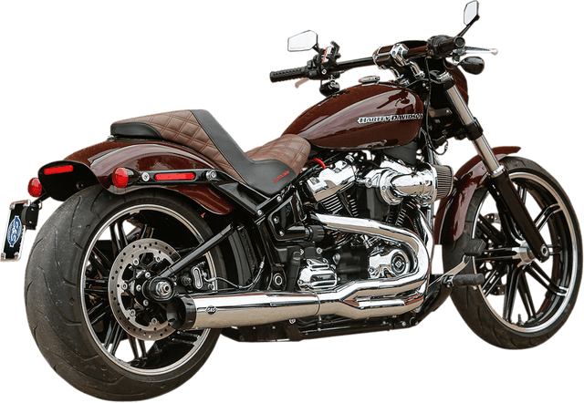 S&S CYCLE 1800-2486 2:1 50 State Exhaust for M8 Softail - Chrome — image 2 of 5
