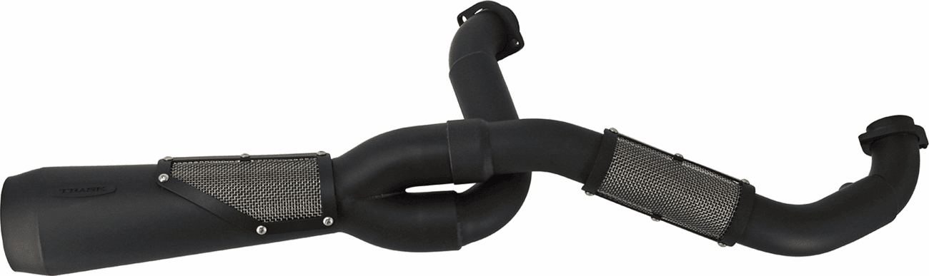 TRASK 1800-2497 2-into-1 Big Sexy Exhaust System - Black