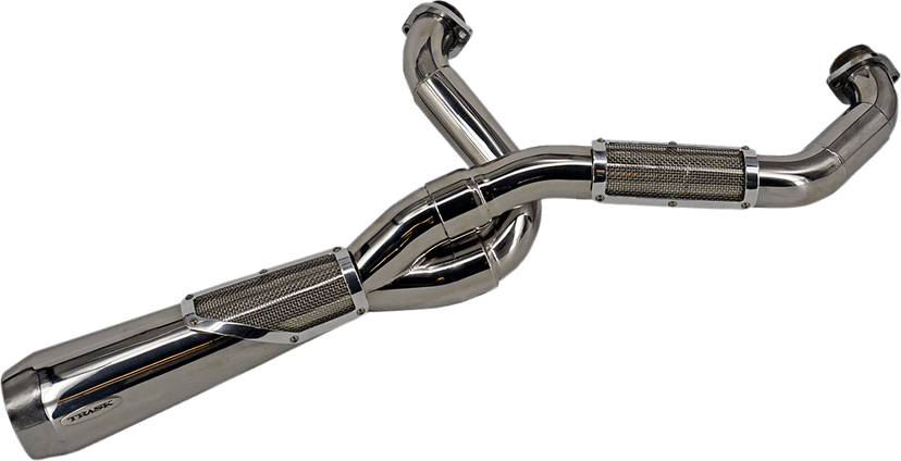 TRASK 1800-2498 2-into-1 Big Sexy Exhaust System - Polished Stainless Steel — image 1 of 3