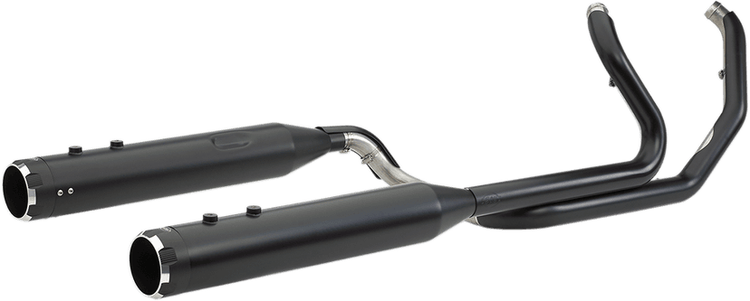 S&S CYCLE 1800-2525 El Dorado Dual Exhaust System - Black - Black Thruster — image 2 of 2