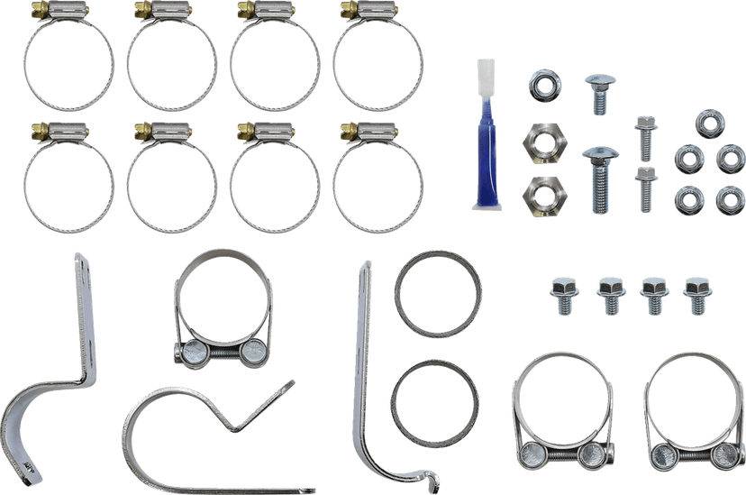 S&S CYCLE 1800-2526 El Dorado Dual Exhaust System - Black - Machined Black Tracer — image 2 of 2