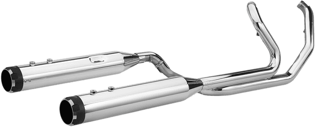 S&S CYCLE 1800-2527 El Dorado Dual Exhaust System - Chrome - Black Thruster — image 2 of 3