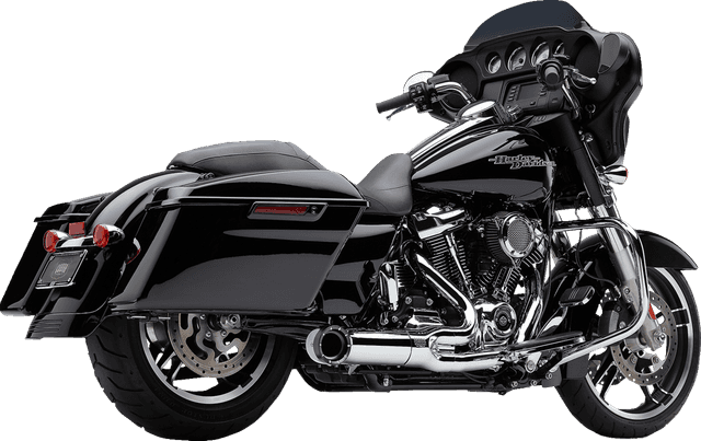 COBRA 1800-2554 Turn Out 2-into-1 Exhaust System - Chrome — image 4 of 6