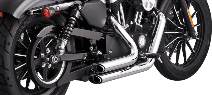 VANCE & HINES 1800-2579 Shortshots Staggered Exhaust System - Chrome — image 3 of 5
