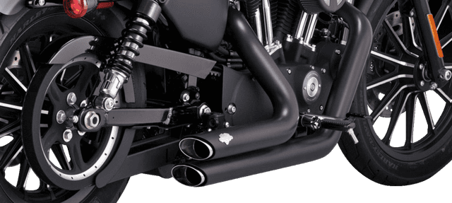 VANCE & HINES 1800-2580 Shortshots Staggered Exhaust System - Black — image 2 of 6