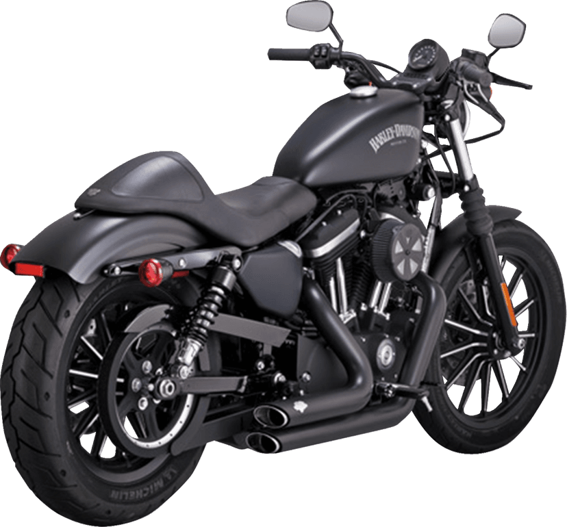 VANCE & HINES 1800-2580 Shortshots Staggered Exhaust System - Black — image 1 of 6