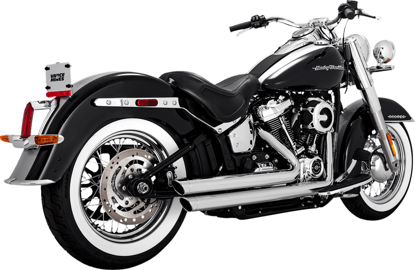 VANCE & HINES 1800-2581 Big Shots Staggered Exhaust System - Chrome — image 1 of 4