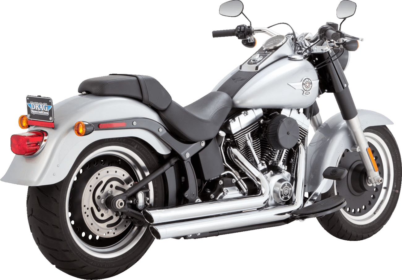 VANCE & HINES 1800-2583 Big Shots Staggered Exhaust System - Chrome