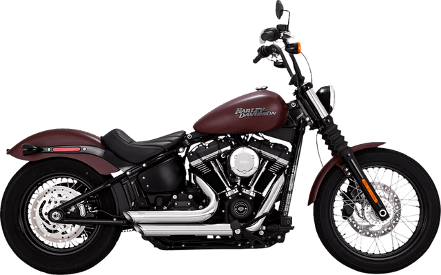 VANCE & HINES 1800-2596 Shortshots Staggered Exhaust System - Chrome — image 2 of 3
