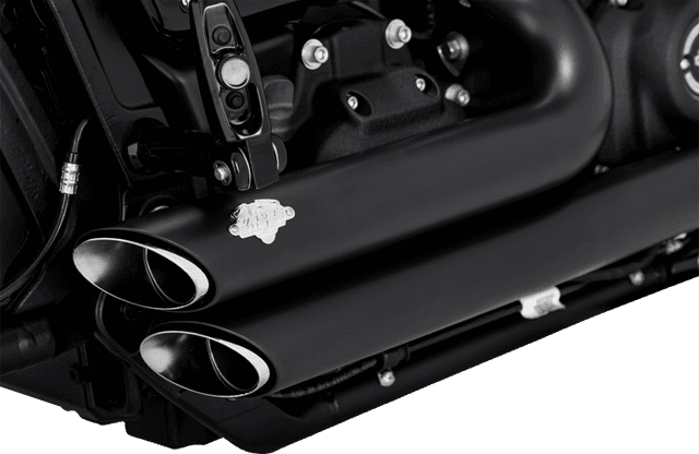 VANCE & HINES 1800-2603 Shortshots Staggered Exhaust System - Matte Black — image 2 of 2