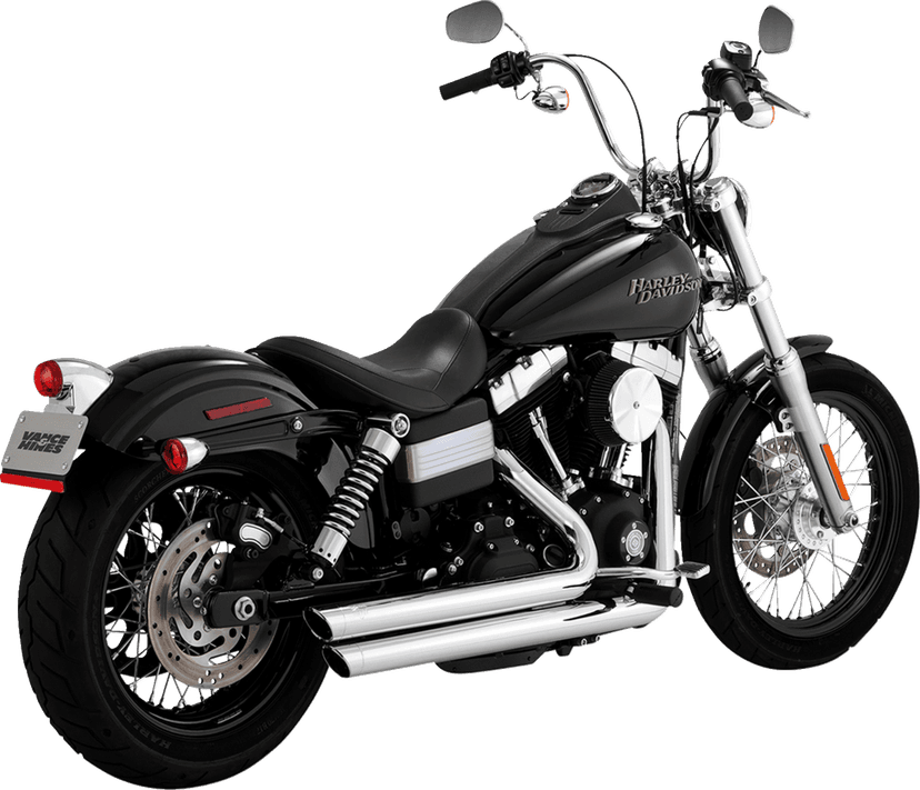 VANCE & HINES 1800-2604 Big Shots Staggered Exhaust System - Chrome — image 4 of 4