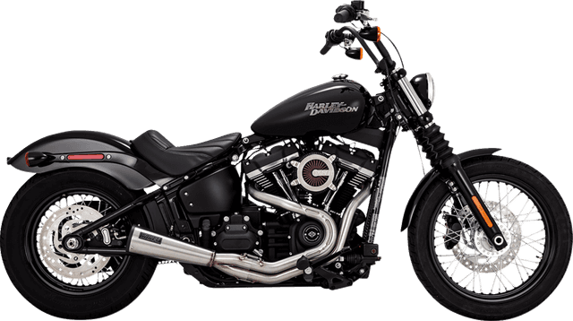 VANCE & HINES 1800-2608 2-into-1 Upsweep Exhaust System - Brushed - Stainless Steel — image 2 of 3