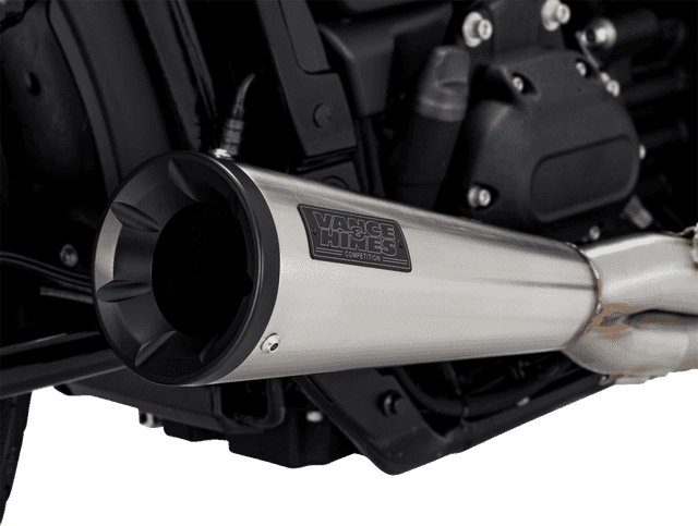 VANCE & HINES 1800-2608 2-into-1 Upsweep Exhaust System - Brushed - Stainless Steel — image 3 of 3