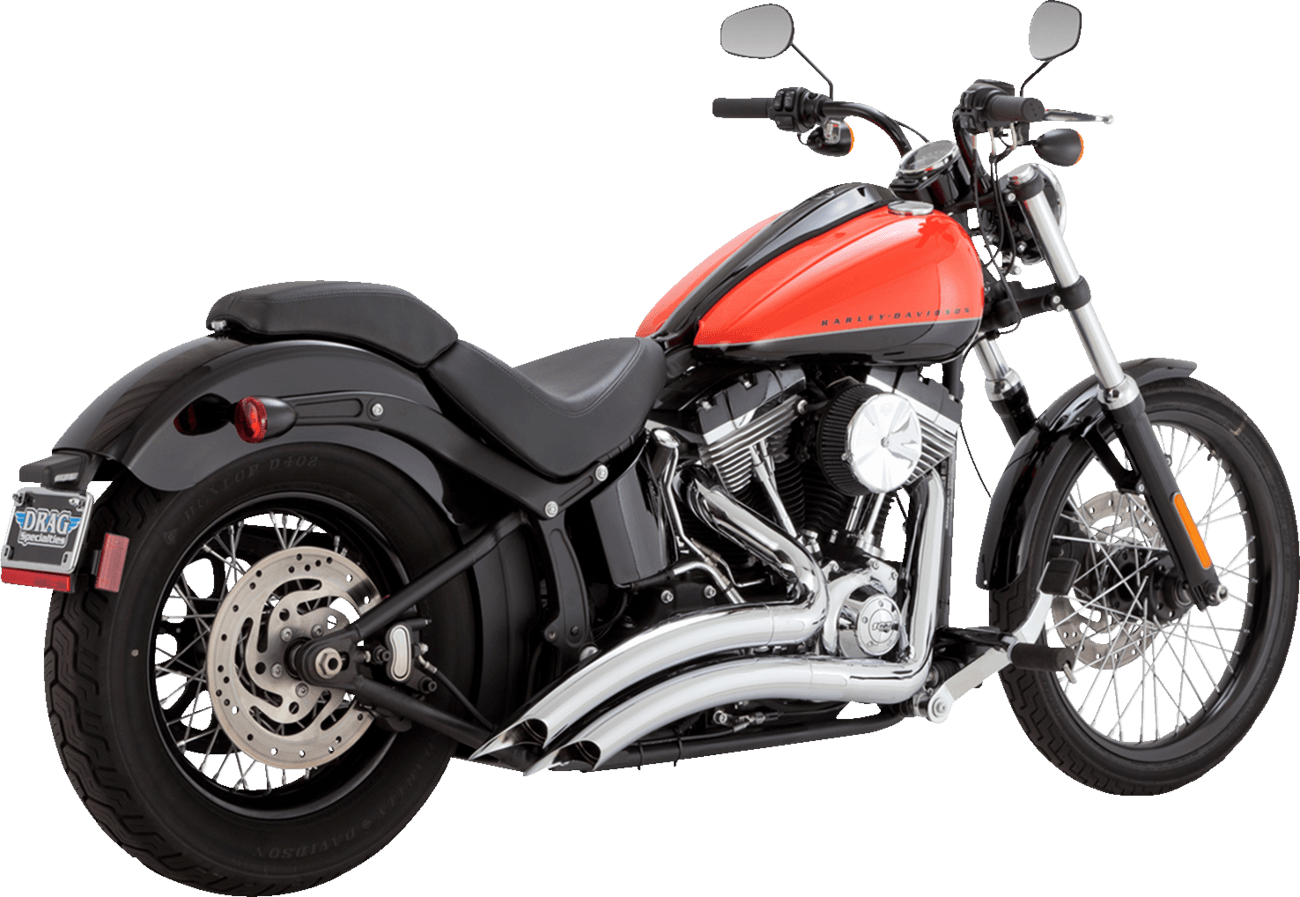 VANCE & HINES 1800-2632 2-into-2 Big Radius Exhaust System - Chrome