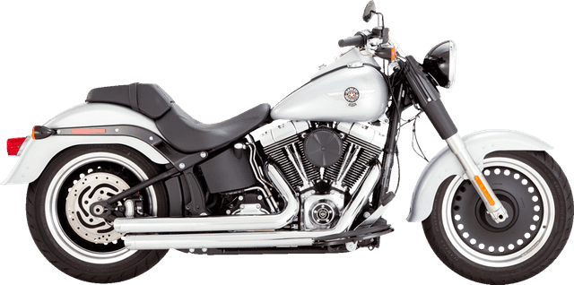 VANCE & HINES 1800-2637 Big Shots Staggered Exhaust System - Chrome — image 2 of 2