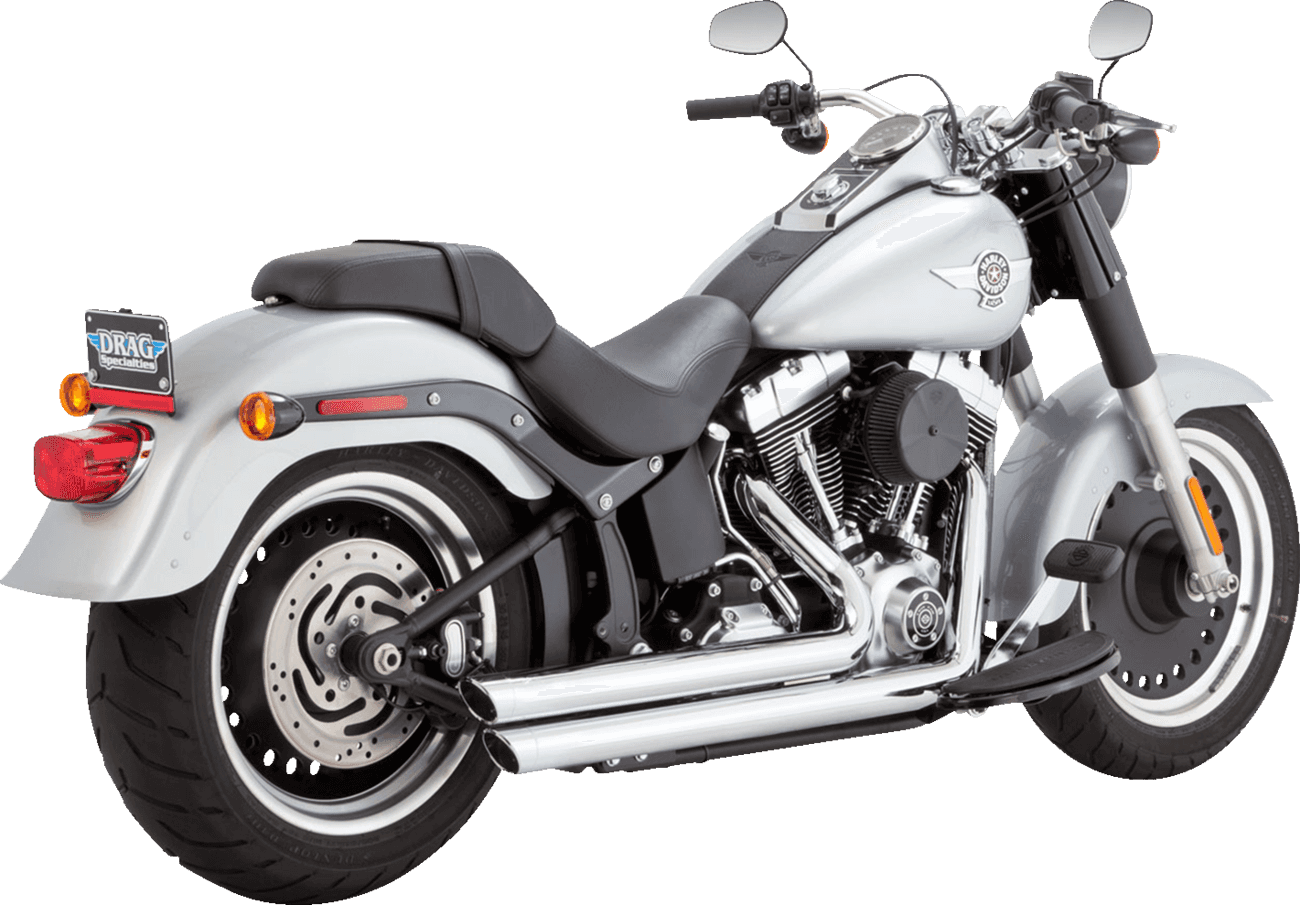 VANCE & HINES 1800-2637 Big Shots Staggered Exhaust System - Chrome