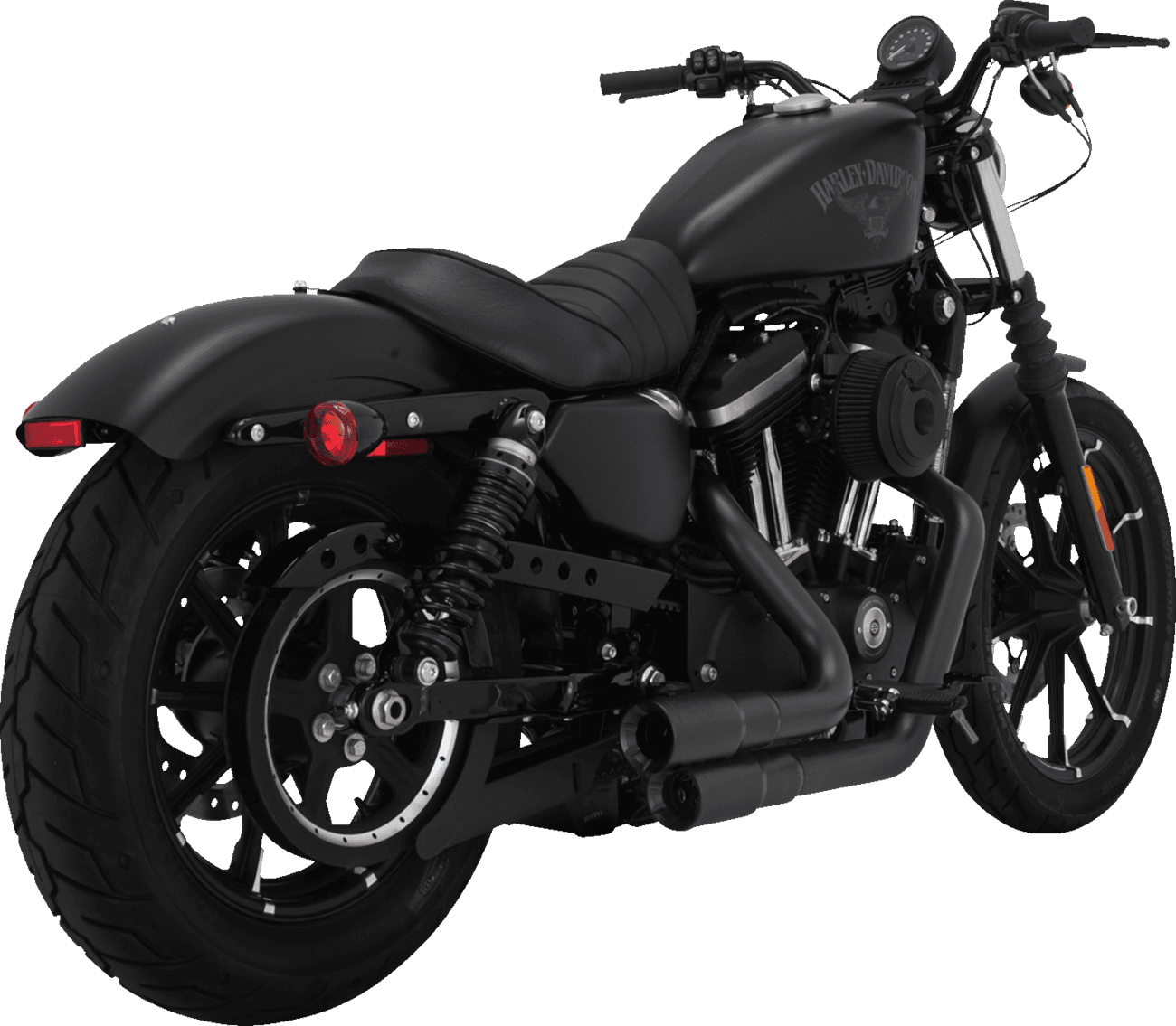 VANCE & HINES 1800-2641 Mini Grenades Exhaust System - Matte Black