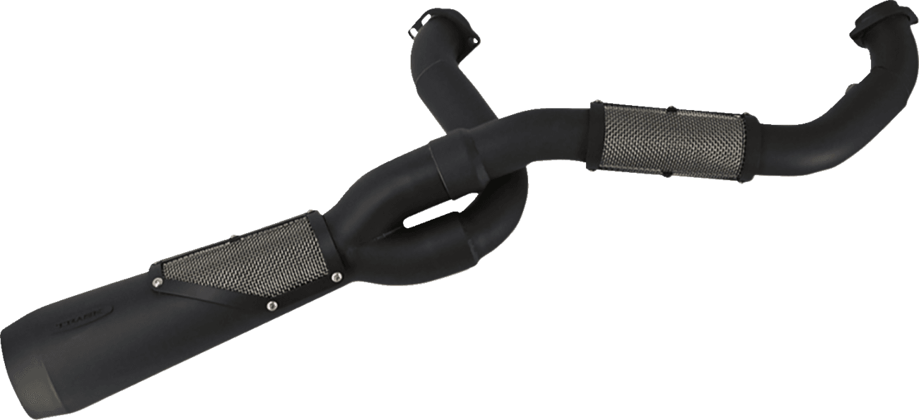TRASK 1800-2649 2-into-1 Big Sexy Exhaust System - Black