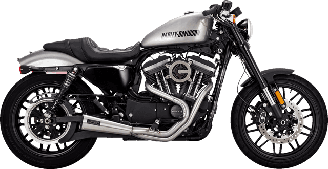 VANCE & HINES 1800-2654 2-into-1 Upsweep Exhaust System - Stainless Steel — image 2 of 2