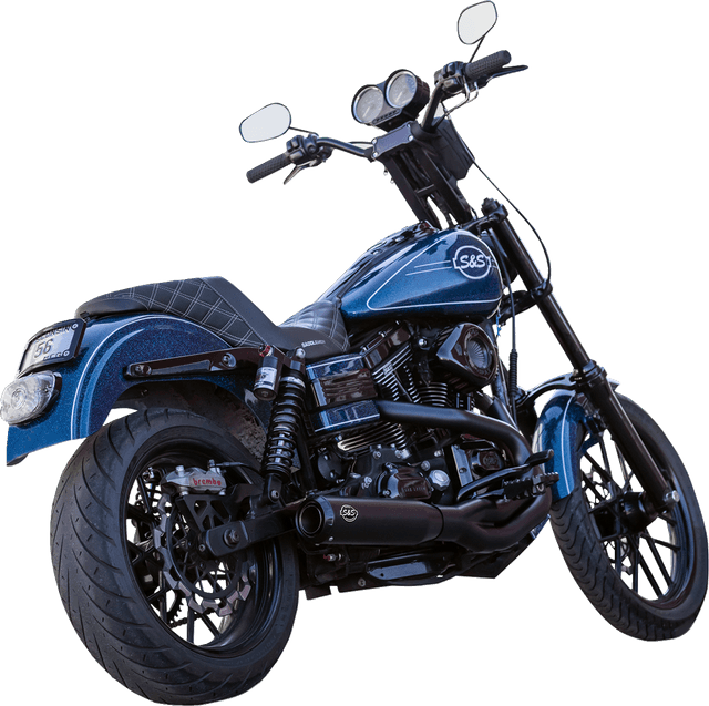 S&S CYCLE 1800-2663 2-into-1 Qualifier Exhaust System - Guardian Black — image 1 of 3