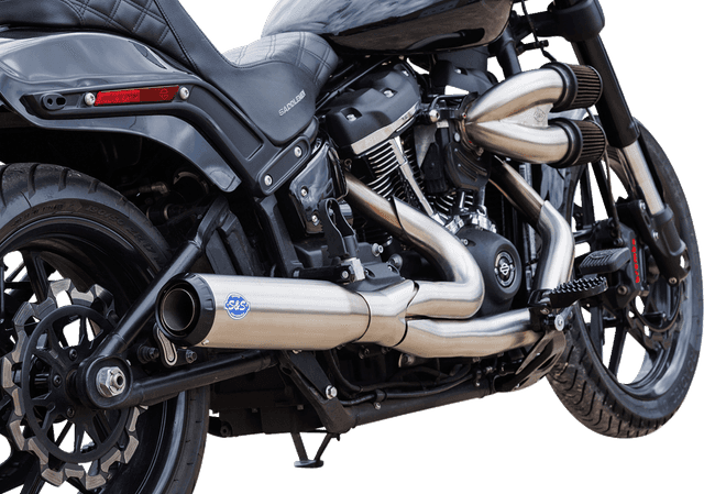 S&S CYCLE 1800-2682 2-into-1 Qualifier Exhaust System - 50-State - Silver - Softail — image 3 of 3