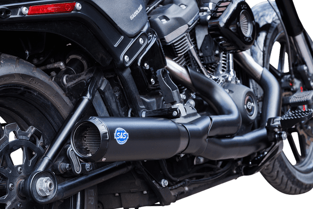 S&S CYCLE 1800-2683 2-into-1 Qualifier Exhaust System - 50-State - Black - Softail — image 3 of 3