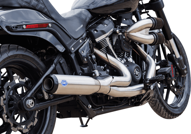 S&S CYCLE 1800-2684 2-into-1 Qualifier Exhaust System - Race Only - Brushed Stainless — image 3 of 3