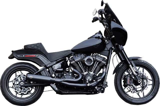 S&S CYCLE 1800-2685 2-into-1 Qualifier Exhaust System - Race Only - Guardian Black — image 1 of 3