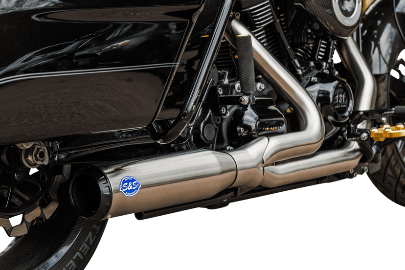 S&S CYCLE 1800-2687 2-into-1 Qualifier Exhaust System - 50-State - Silver — image 3 of 3