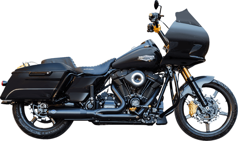 S&S CYCLE 1800-2689 2-into-1 Qualifier Exhaust System - 50-State - Black — image 1 of 3
