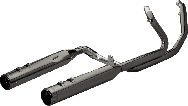 KHROME WERKS 1800-2712 2-into-2 Dominator Exhaust System with 4-1/2" Mufflers - Eclipse® with Klassic Tip - M8