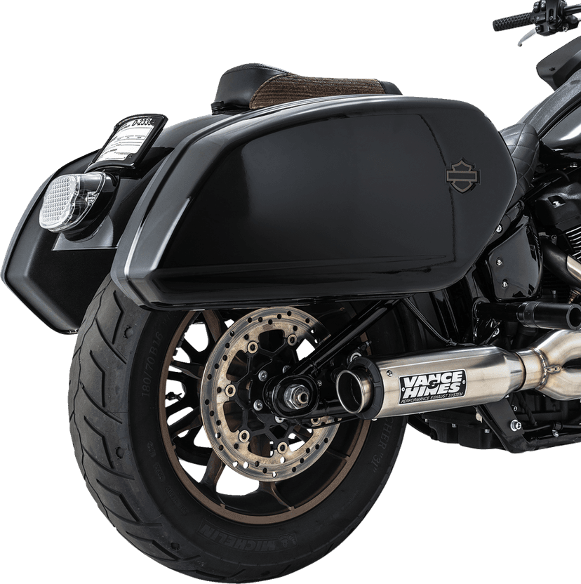 VANCE & HINES 1800-2719 2-into-1 Supersport Exhaust System - Brushed - Softail — image 2 of 4