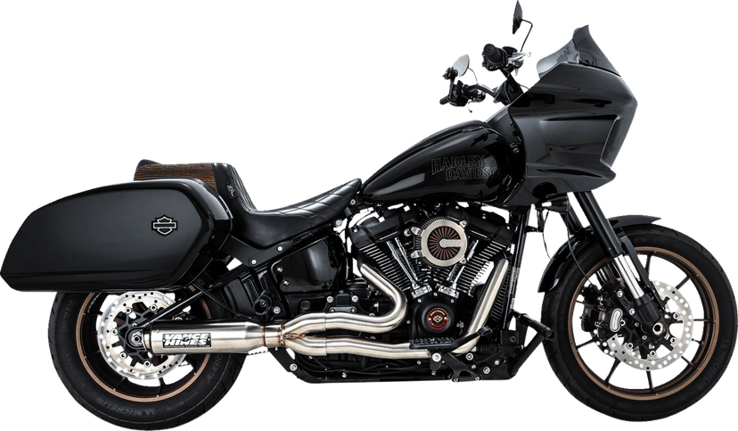 VANCE & HINES 1800-2719 2-into-1 Supersport Exhaust System - Brushed - Softail — image 3 of 4