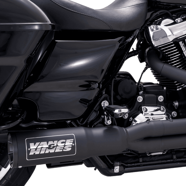VANCE & HINES 1800-2726 2-into-1 High Output PCX™ Exhaust System - Black - Touring — image 4 of 4