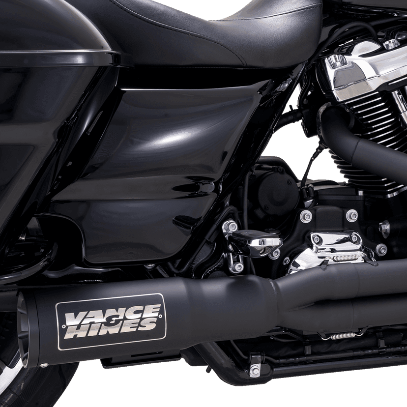 VANCE & HINES 1800-2726 2-into-1 High Output PCX™ Exhaust System - Black - Touring — image 4 of 4