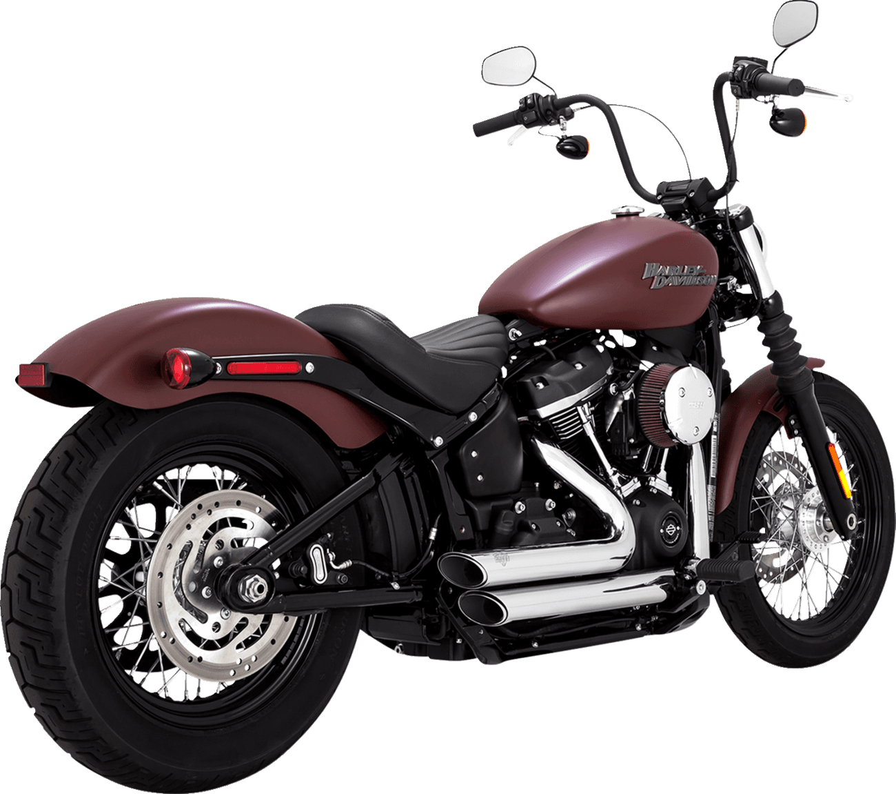 VANCE & HINES 1800-2728 Shortshots Staggered PCX™ Exhaust System - Chrome
